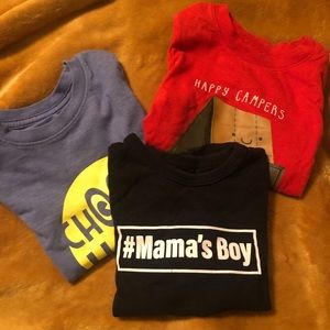 3 graphic tees / Boy / 2T